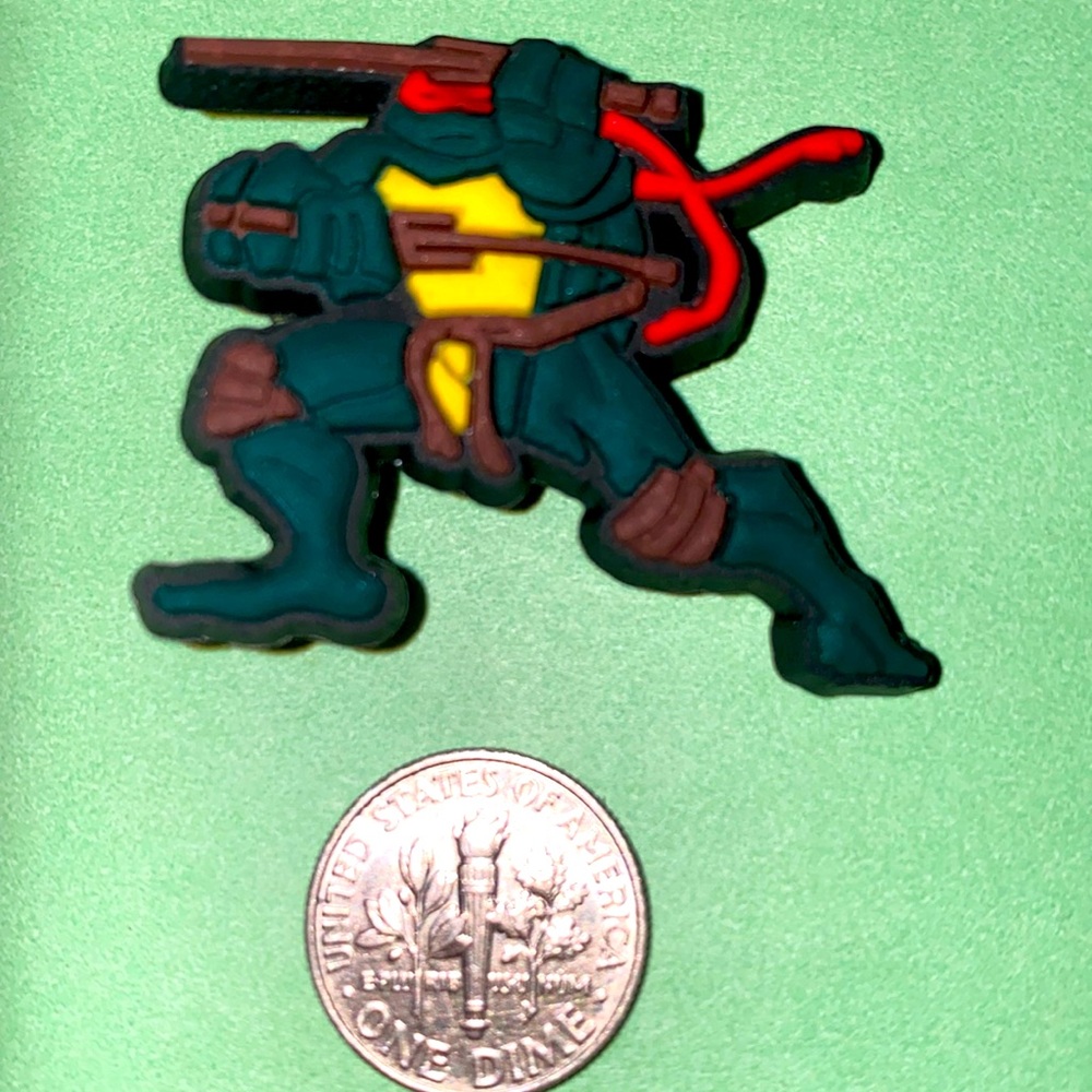 (10 for $15 Raphael Ninja Turtles Crocs Shoe Charms